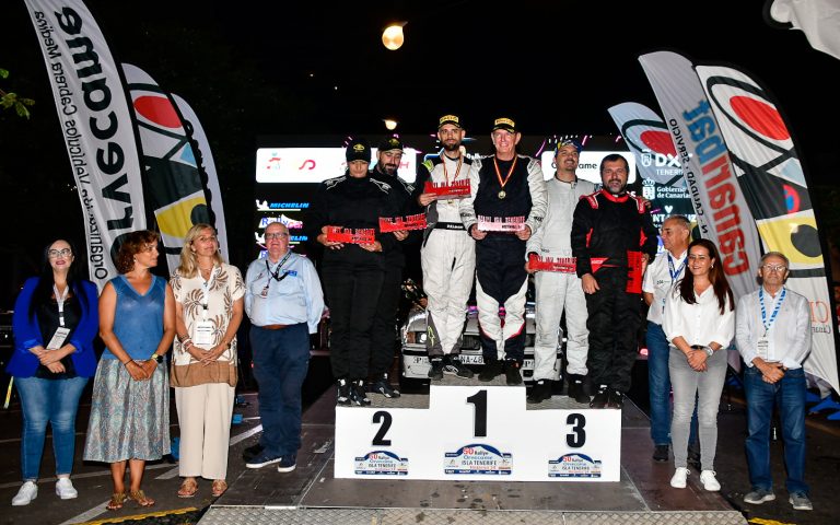 Manuel Muniente y Diego Rodríguez, campeones del 50º Rallye Orvecame Isla Tenerife Histórico