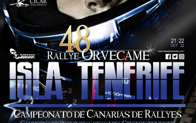 El 48º Rallye Orvecame Isla Tenerife se presentará el próximo jueves