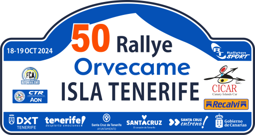 78 equipos tomarán la salida en el 50º Rallye Orvecame Isla Tenerife