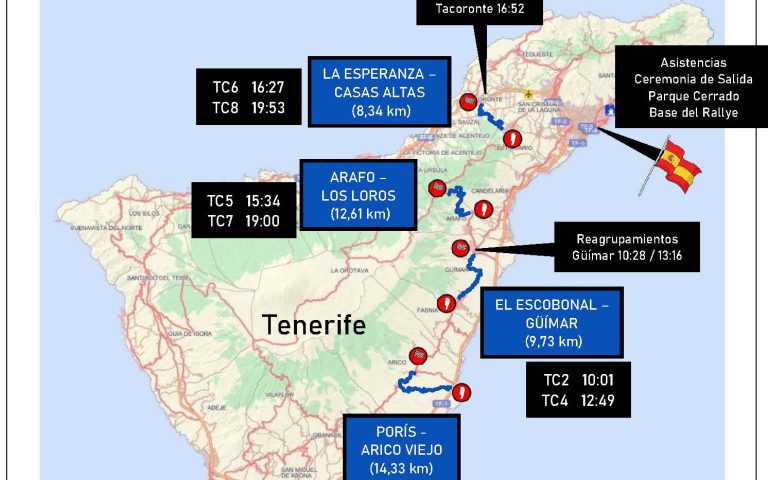 Rallyten Sport abre inscripciones para el 51º Rallye Orvecame Isla Tenerife