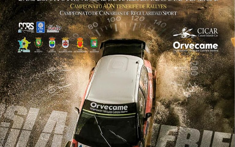 90 equipos tomarán la salida este sábado en el 51º Rallye Orvecame Isla Tenerife