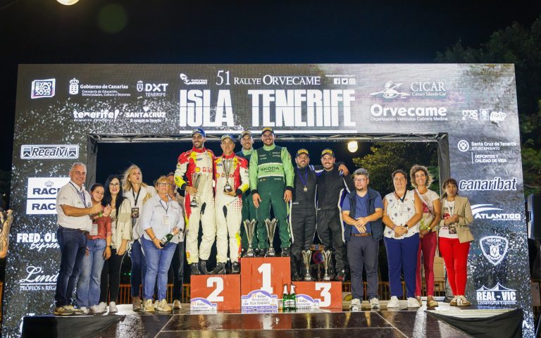 Sergio Fuentes y Teco Hernández, campeones del 51º Rallye Orvecame Isla Tenerife